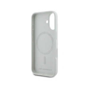 Kup Karl Lagerfeld Szilikon Dupla Fejek és Kör MagSafe Apple iPhone 16 bézs - KLD21961 - {ean13} - Sklep Home Screen