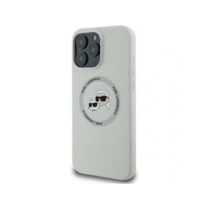 Kup Karl Lagerfeld Capace din silicon cu două capete și cerc MagSafe Apple iPhone 16 Pro bej - KLD21962 - {ean13} - Sklep Home Screen