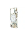 Kup Etui Guess Glitter Flowers Triangle Buttons MagSafe do Apple iPhone 16 Pro biały - GUE4411 - {ean13} - Sklep Home Screen
