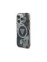 Kup Guess Glitzer Blumen Dreiecks Knöpfe MagSafe Apple iPhone 16 Pro schwarz - GUE4412 - {ean13} - Sklep Home Screen