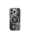 Kup Etui Guess Glitter Flowers Triangle Buttons MagSafe do Apple iPhone 16 Pro czarny - GUE4412 - {ean13} - Sklep Home Screen