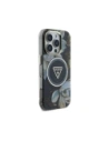 Buy Guess Glitter Flowers Triangle Buttons MagSafe Apple iPhone 16 Pro black - GUE4412 - {ean13} - Home Screen Store Europe
