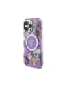Kup Etui Guess Glitter Flowers Triangle Buttons MagSafe do Apple iPhone 16 Pro fioletowy - GUE4413 - {ean13} - Sklep Home Screen