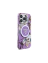 Kup Etui Guess Glitter Flowers Triangle Buttons MagSafe do Apple iPhone 16 Pro fioletowy - GUE4413 - {ean13} - Sklep Home Screen