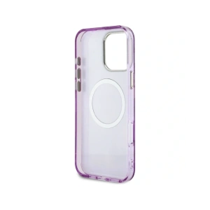 Kup Etui Guess Glitter Flowers Triangle Buttons MagSafe do Apple iPhone 16 Pro fioletowy - GUE4413 - {ean13} - Sklep Home Screen