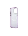 Kup Etui Guess Glitter Flowers Triangle Buttons MagSafe do Apple iPhone 16 Pro fioletowy - GUE4413 - {ean13} - Sklep Home Screen