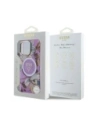 Kup Etui Guess Glitter Flowers Triangle Buttons MagSafe do Apple iPhone 16 Pro fioletowy - GUE4413 - {ean13} - Sklep Home Screen
