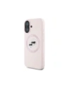 Kup Karl Lagerfeld Capete Duble din Silicon și Cerc MagSafe Apple iPhone 16 roz - KLD21966 - {ean13} - Sklep Home Screen