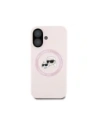 Buy Karl Lagerfeld Silicone Double Heads And Circle MagSafe Apple iPhone 16 pink - KLD21966 - {ean13} - Home Screen Store Europe