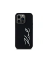 Kup Karl Lagerfeld Silikonový kovový skriptový logo Apple iPhone 14 Pro černý - KLD21967 - {ean13} - Sklep Home Screen