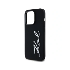 Kup Etui Karl Lagerfeld Silicone Metal Script Logo do Apple iPhone 14 Pro czarny - KLD21967 - {ean13} - Sklep Home Screen
