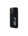 Kup Karl Lagerfeld Silikonový kovový nápisový logo Apple iPhone 14 Pro Max černý - KLD21968 - {ean13} - Sklep Home Screen