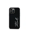 Kup Karl Lagerfeld Silikonový kovový nápisový logo Apple iPhone 14 Pro Max černý - KLD21968 - {ean13} - Sklep Home Screen