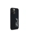 Kup Karl Lagerfeld Silikonový kovový nápisový logo Apple iPhone 14 Pro Max černý - KLD21968 - {ean13} - Sklep Home Screen