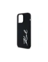 Kup Karl Lagerfeld Silikonový kovový nápisový logo Apple iPhone 14 Pro Max černý - KLD21968 - {ean13} - Sklep Home Screen