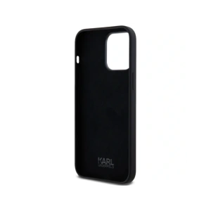 Kup Karl Lagerfeld Silikonový kovový nápisový logo Apple iPhone 14 Pro Max černý - KLD21968 - {ean13} - Sklep Home Screen