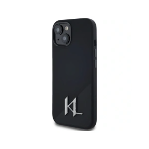 Buy Karl Lagerfeld Silicone Shadow Metal Initial MagSafe Apple iPhone 15 black - KLD21969 - {ean13} - Home Screen Store Europe