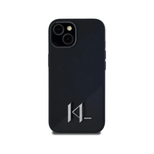 Buy Karl Lagerfeld Silicone Shadow Metal Initial MagSafe Apple iPhone 15 black - KLD21969 - {ean13} - Home Screen Store Europe
