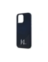 Kup Karl Lagerfeld Silikon Schatten Metall Initial MagSafe Apple iPhone 15 Pro schwarz - KLD21970 - {ean13} - Sklep Home Screen