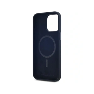 Kup Karl Lagerfeld Silikon Schatten Metall Initial MagSafe Apple iPhone 15 Pro schwarz - KLD21970 - {ean13} - Sklep Home Screen