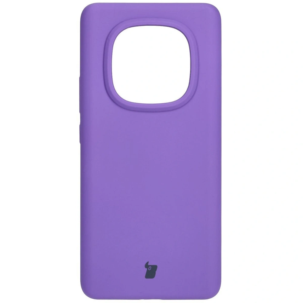 Silikonowe etui Bizon Soft Case do Xiaomi Redmi Note 14 Pro 5G / Poco X7 fioletowe