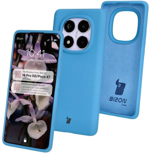 Kup Bizon Soft Case Xiaomi Redmi Note 14 Pro 5G / Poco X7 kék - BIZ8645 - {ean13} - Sklep Home Screen