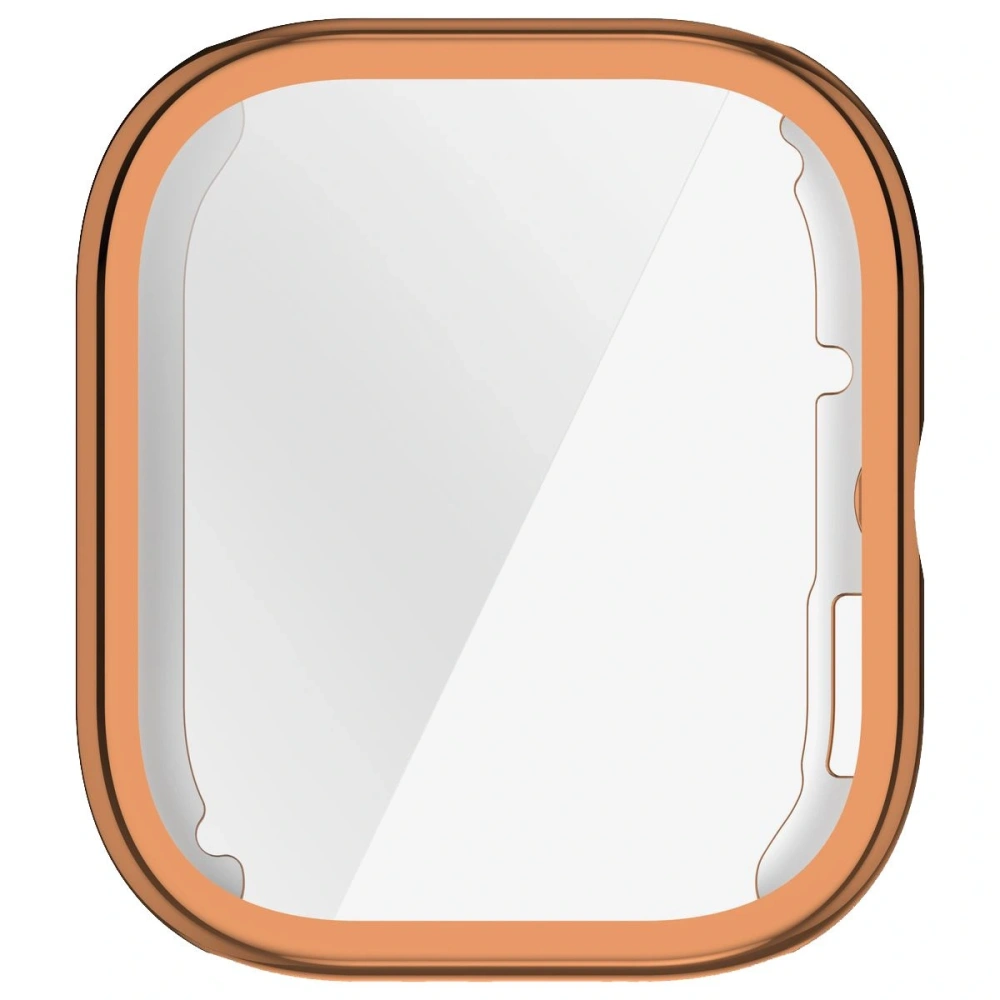 Etui z osłoną ekranu Bizon Case Watch Felipe do Xiaomi Redmi Watch 5 różowozłote