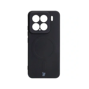 Kup Silikonowe etui z pierścieniem magnetycznym Bizon Case Silicone Magnetic Sq do Xiaomi 15 czarne - BIZ8647 - {ean13} - Sklep Home Screen