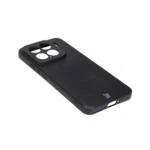 Kup Silikonowe etui z pierścieniem magnetycznym Bizon Case Silicone Magnetic Sq do Xiaomi 15 czarne - BIZ8647 - {ean13} - Sklep Home Screen