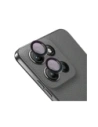 Szkło na aparat Bizon Glass Snap Lens do Motorola Moto G15 / G15 Power czarna ramka