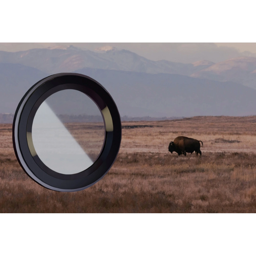 Szkło na aparat Bizon Glass Snap Lens do Motorola Moto G15 / G15 Power czarna ramka