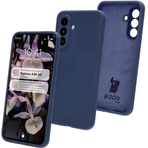 Kup Bizon Soft Case Samsung Galaxy A36 5G tmavě modrý - BIZ8650 - {ean13} - Sklep Home Screen