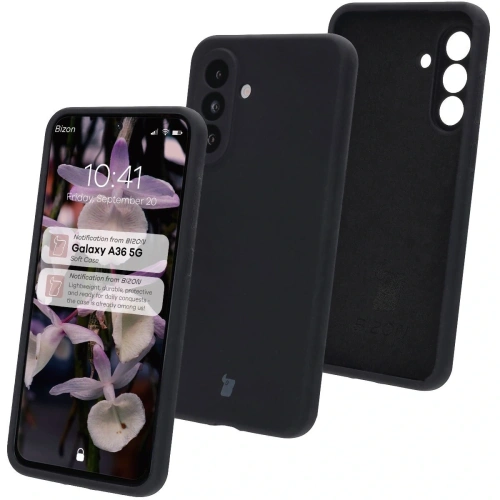 Kup Silikonowe etui Bizon Soft Case do Samsung Galaxy A36 5G czarne - BIZ8651 - {ean13} - Sklep Home Screen