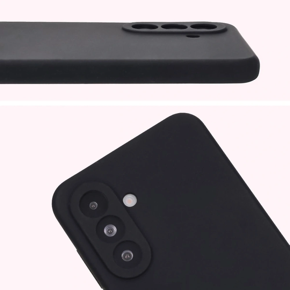 Silikonowe etui Bizon Soft Case do Samsung Galaxy A36 5G czarne