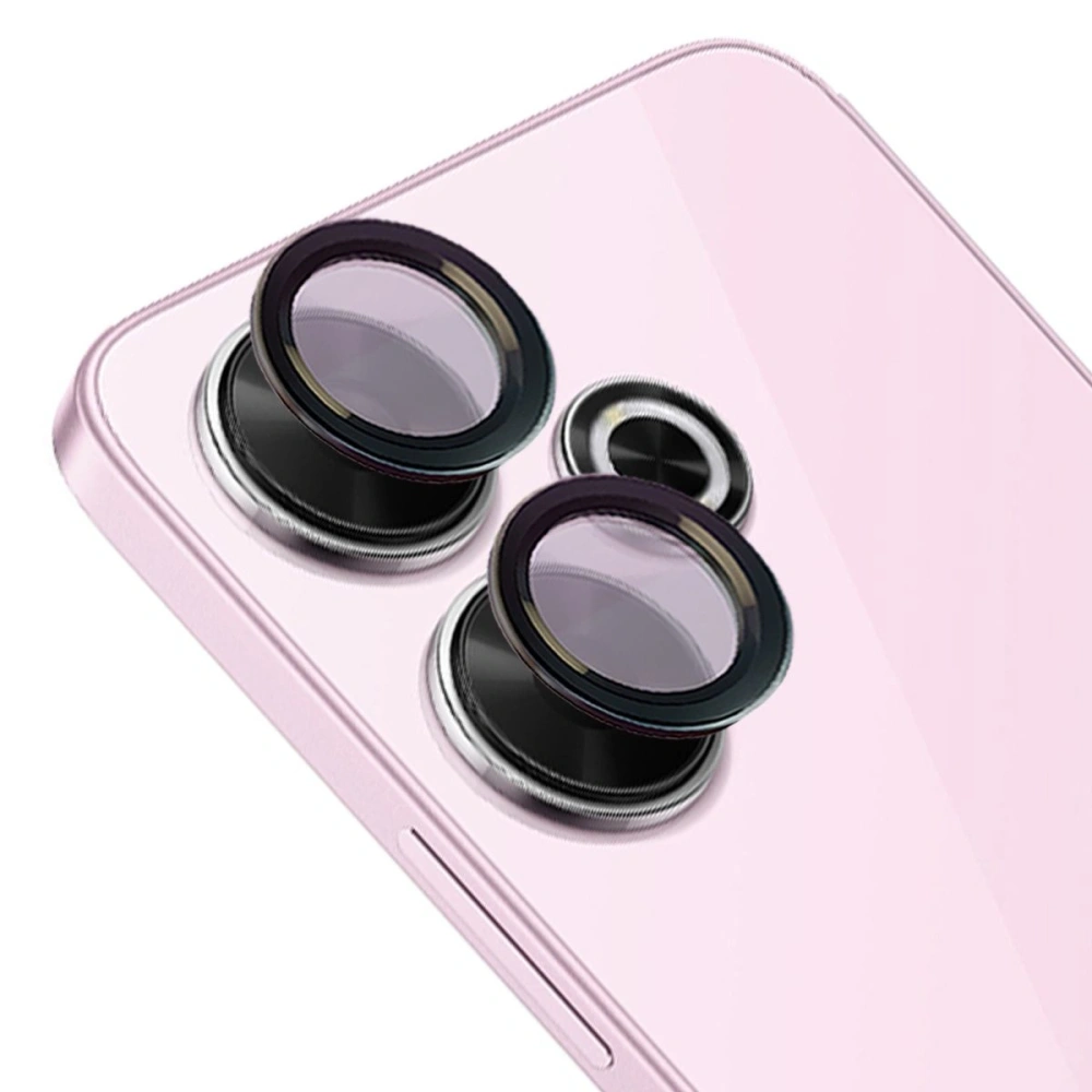 Szkło na aparat Bizon Glass Snap Lens do Xiaomi Redmi 13 4G czarna ramka