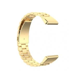 Kup Pasek ze stali nierdzewnej Bizon Strap Watch Aura do Smartwatcha 22 mm złoty - BIZ8656 - {ean13} - Sklep Home Screen