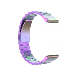 Kup Pasek ze stali nierdzewnej Bizon Strap Watch Aura do Smartwatcha 22 mm tęczowy - BIZ8657 - {ean13} - Sklep Home Screen