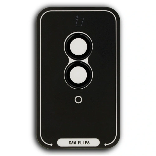 Kup Bizon Glass Snap Lens Samsung Galaxy Z Flip6 cadru negru - BIZ8663 - {ean13} - Sklep Home Screen