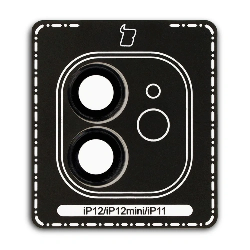 Kup Bizon Glass Snap Lens Apple iPhone 12 / 12 Mini / 11 černý rámeček - BIZ8664 - {ean13} - Sklep Home Screen