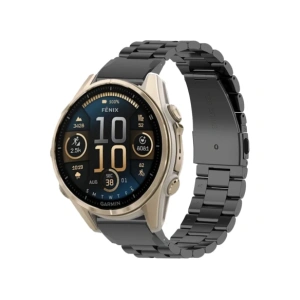 Kup Pasek ze stali nierdzewnej Bizon Strap Watch Aura do Smartwatcha 20 mm czarny - BIZ8667 - {ean13} - Sklep Home Screen