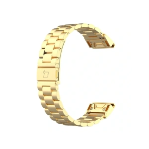 Kup Pasek ze stali nierdzewnej Bizon Strap Watch Aura do Smartwatcha 20 mm złoty - BIZ8668 - {ean13} - Sklep Home Screen