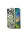 Kup Etui Guess Glitter Flowers Triangle Buttons MagSafe do Apple iPhone 16 Pro zielony - GUE4418 - {ean13} - Sklep Home Screen
