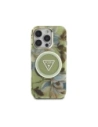 Kup Etui Guess Glitter Flowers Triangle Buttons MagSafe do Apple iPhone 16 Pro zielony - GUE4418 - {ean13} - Sklep Home Screen