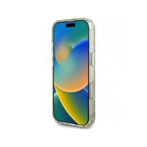 Kup Guess Flori Sclipitoare Butoane Triunghi MagSafe Apple iPhone 16 Pro verde - GUE4418 - {ean13} - Sklep Home Screen