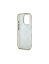 Kup Guess Flori Sclipitoare Butoane Triunghi MagSafe Apple iPhone 16 Pro verde - GUE4418 - {ean13} - Sklep Home Screen