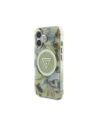 Kup Etui Guess Glitter Flowers Triangle Buttons MagSafe do Apple iPhone 16 zielony - GUE4419 - {ean13} - Sklep Home Screen