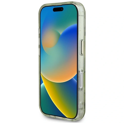 Kup Guess Flori Strălucitoare Triunghi Butoane MagSafe Apple iPhone 16 verde - GUE4419 - {ean13} - Sklep Home Screen
