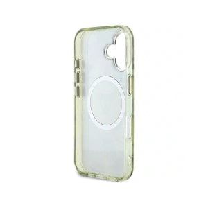 Kup Guess Glitzerblumen Dreieck Knöpfe MagSafe Apple iPhone 16 grün - GUE4419 - {ean13} - Sklep Home Screen