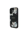 Buy Guess Grained Printed Flower Pattern MagSafe Apple iPhone 16 black - GUE4420 - {ean13} - Home Screen Store Europe
