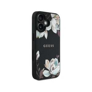 Kup Guess Geprägtes Blumenmuster MagSafe Apple iPhone 16 schwarz - GUE4420 - {ean13} - Sklep Home Screen